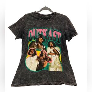 Outkast Official Grey Acid Wash T-Shirt - Women’s Small - Excellent Condition
